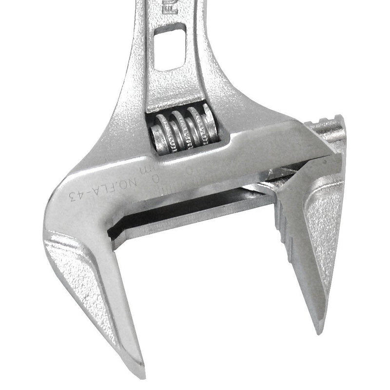 FUJIYA Tools, FLS-53G-F, Short Adjustable Wrench with Grip