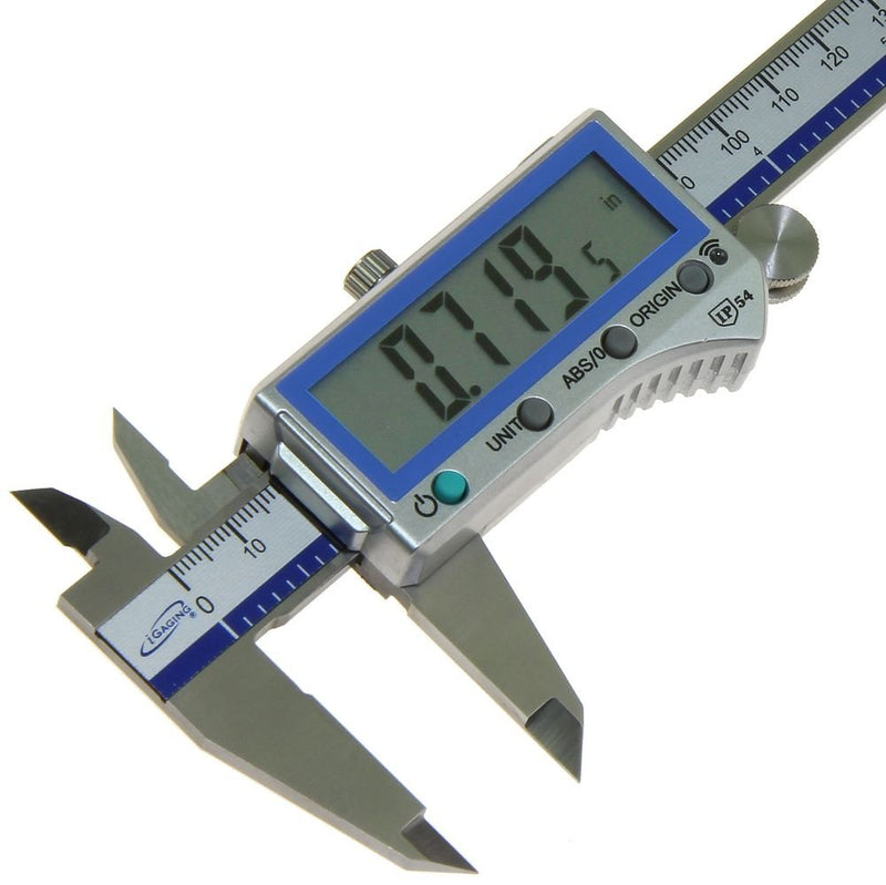 iGaging Digital Electronic Caliper Absolute Origin Smart Bluetooth Connectivity - IP54 Protection/Extreme Accuracy (100-700-B06) 100-700-B06