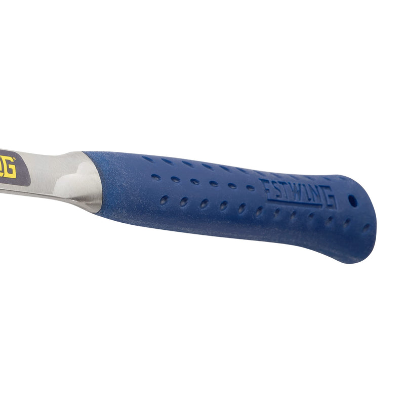 ESTWING Framing Hammer - 20 oz USA Made Straight Rip Claw Hammer with Milled Face & Shock Reduction Grip - E3-20SM