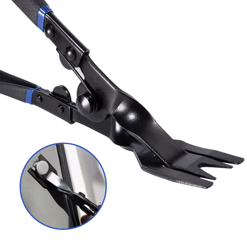 Toolwiz Panel Clip Pliers Universal Auto Door Car Upholstery Trim Clip Removal Plier Tool - Car Clip Removal Tool Automotive Prevents Damage to Trim and Fasteners Door Panel Removal Tool