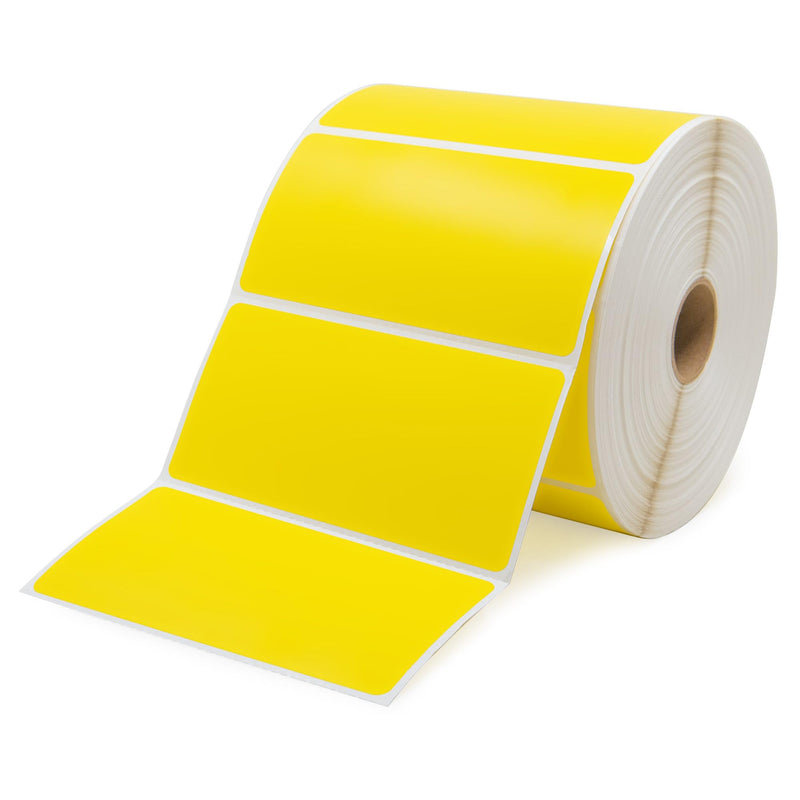 Zebra Yellow Labels 4" x 2" (LV-10010031Y)