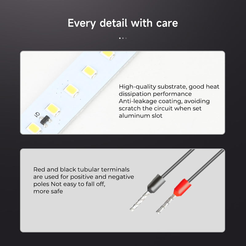 Creality Ender 3 V3 SE LED Light Bar Kit, Bright 3D Printer LED Light Bar Kit, Energy and Power Saving 24V 5W LED for Ender 3 V3 SE/KE