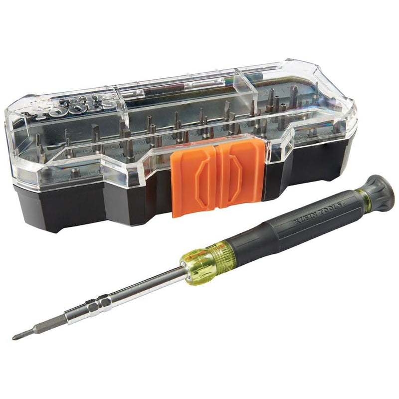 Klein Tools 80066 Precision Driver Kit with Multi-Bit Screwdriver and All-in-One Repair Tool Kit with 39 Bits for Apple Products, 2-Piece Screwdriver Set and 15-in-1 Screwdriver