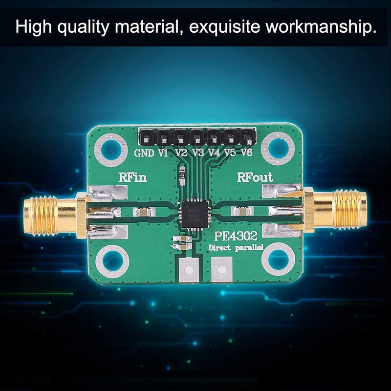 Aramox High Frequency Damper, 1Pc PE4302 1MHz~4GHz Parallel Real-time Mode of CNC Damper