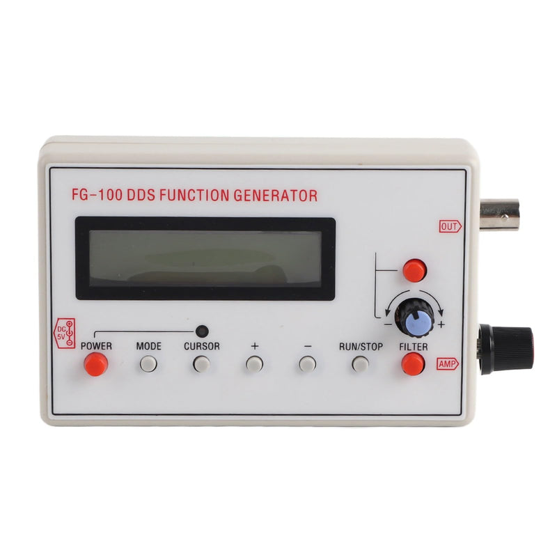 Signal Generator DC3.5-10V Function Generator FG-100 DDS Function Generator USB Waveform Function Frequency Generator 1 Hz 500 K Function Generator Signal Generator DDSHz Sine Generator
