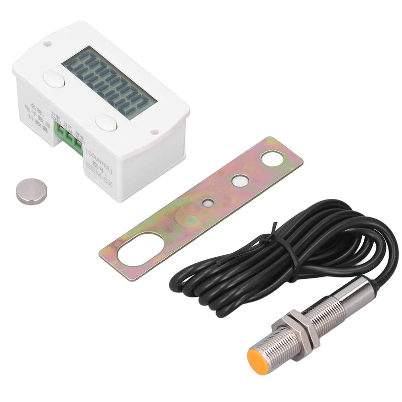 Digital Counter Mini 6 Digit Electronic Component Other Sensors Electronic Counter with Magnetic Induction Counter Switch for Punching Machines Machine Tools