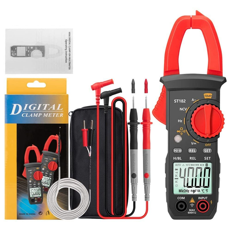 Fasizi Digital Clamp Meter AC Current Multimeter DC/AC Voltage Ammeter Voltage Tester Amp Hz Capacity NCV Ohm Test