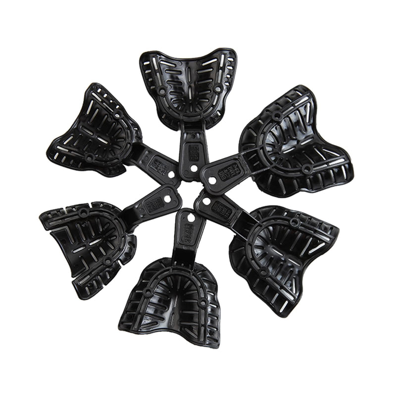 Dental Impression Tray, Plastic Perforated Dental Trays | Pack of 12 Heated Perforated Plastic Teeth Imprint Trays for Whitening Rails, Adults & Children