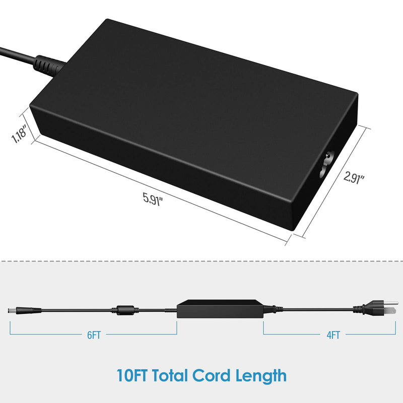 180W 130W AC Charger Fit for Dell Dock WD19 K20A001 D6000 D6000S Docking Station Dock WD15 K17A001 Thunderbolt Dock WD19TB WD19TBS TB15 TB16 TB18DC K16A K16A001 Power Adapter Supply