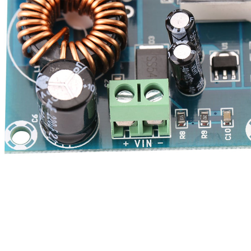 DC voltage regulator step up boost module converter power supply 3-35V to 5V-45V 5A with LED display