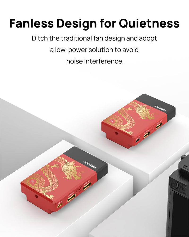 Wireless Video Transmission System TP Mini HDMI Transmitter and Receiver 0.07s Latency 600ft Range