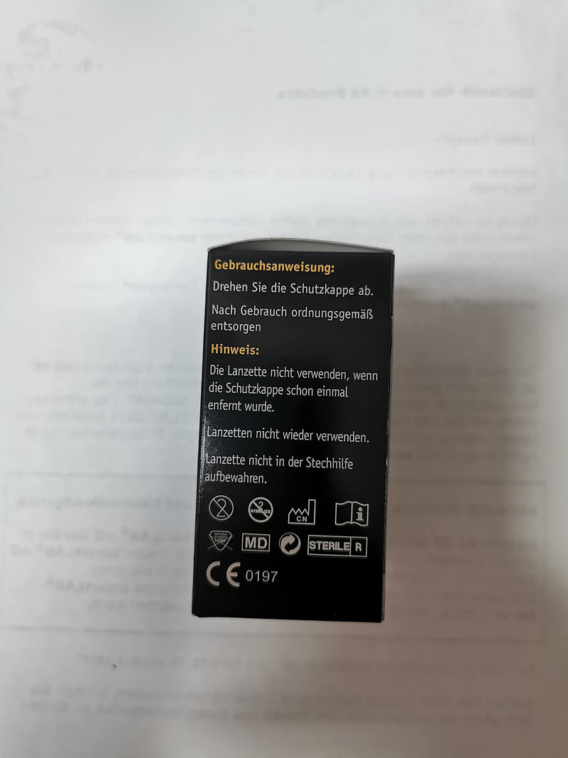 smartLAB Lancet Box with 100 lancets