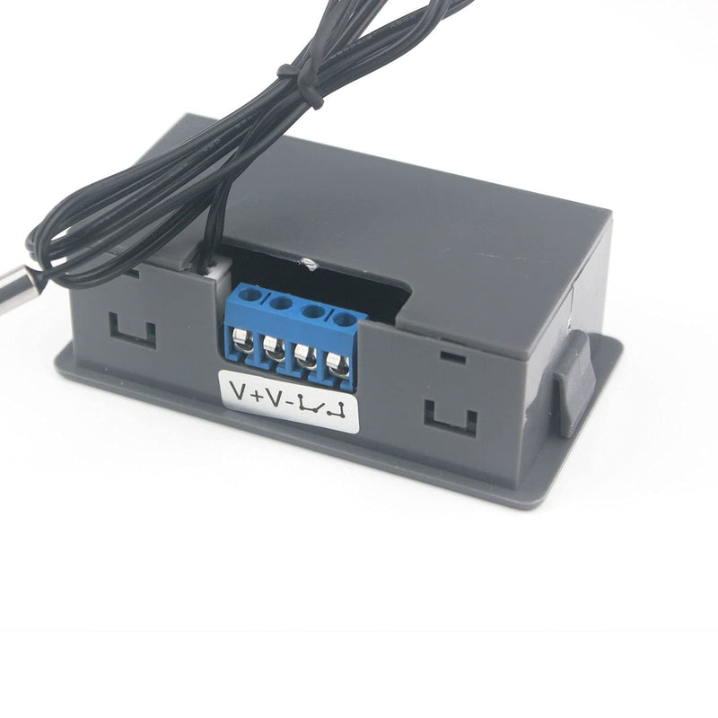 Taikuwu Digital Temperature Controller 0-30V LCD Display Digital Thermostat High Precision Temperature Control Module Cooling Heating Automatic Control Panel