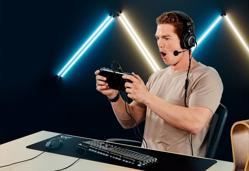 Antlion Audio ModMic Uni 2 Attachable Noise-Cancelling Microphone with Mute Switch, Compatible with PCs, Gaming Consoles, Handheld Devices, and More