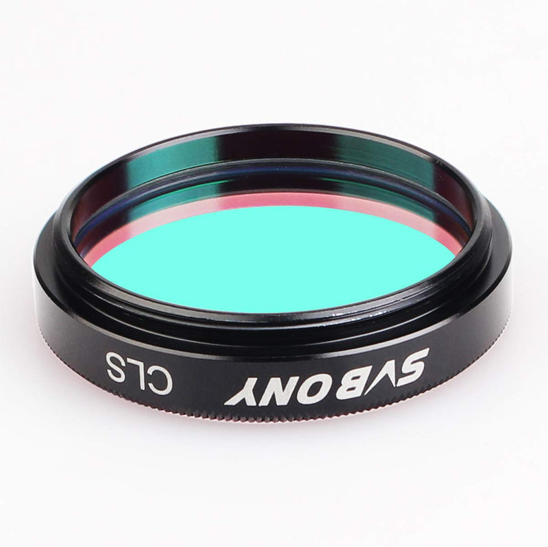 SVBONY Telescope Filter 1.25 inches CLS Filter City Light Pollution Reduction Filter Broadband Filter Suitable for Deep Sky Visual Astronomical Photography 1.25 inch