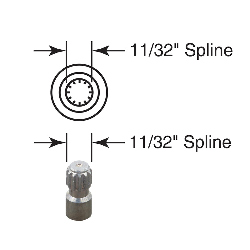 Truth TH 23025 9-1/2 In. Single-Arm Right-Hand Casement Operator with Crank, fits Truth, White Finish (Single Pack) | With Crank, Fits Truth, White Finish, Single Pack