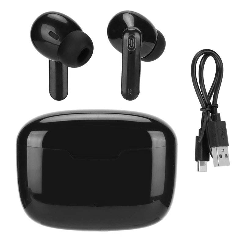 Y113 Language Translator Earbuds, Supports 144 Languages Online Offline Instant Voice Translator Device with APP for iOS for Android, Simultaneous Translation Bluetooth 5.1 Black