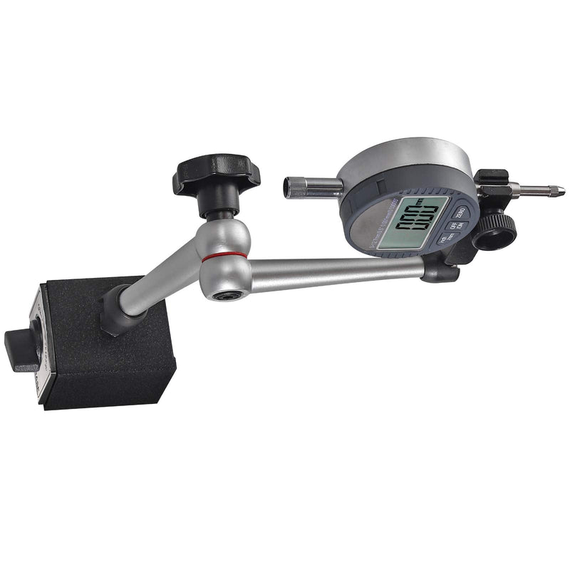 AUTOUTLET Magnetic Stand Holder for Dial Indicator, Strong Magnetic Stand Base Holder, 176lbs/80kg Maximum Pulling Force, Universal Flexible Magnetic Holder for Dial Indicator Measuring Tool Magnetic Base