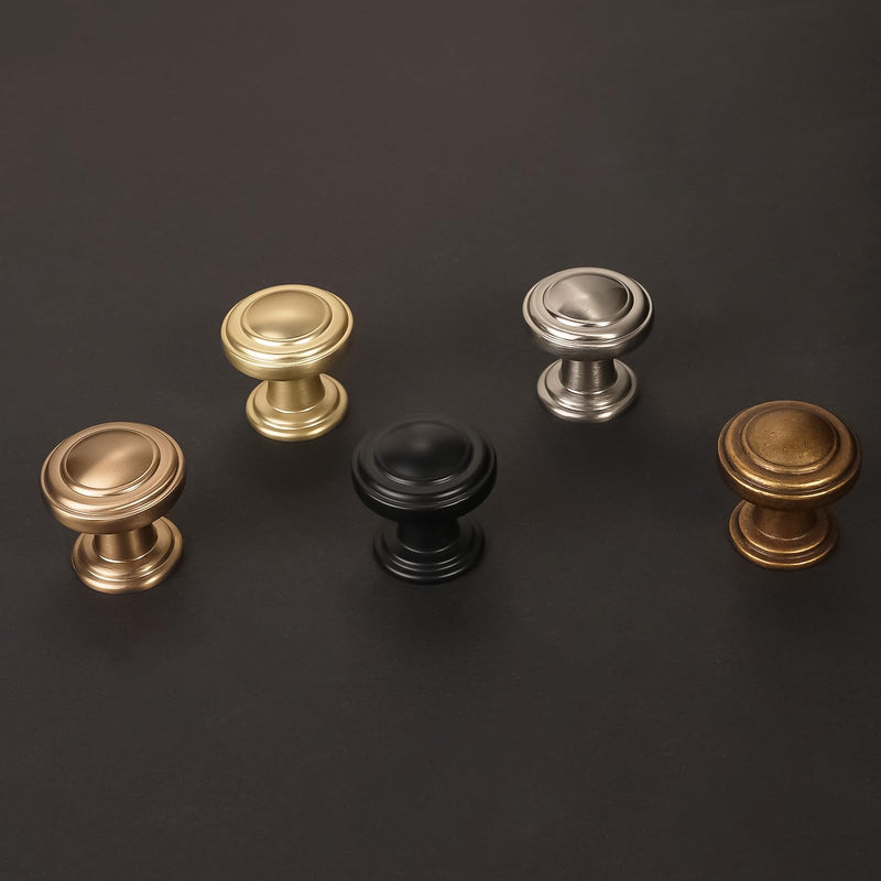 10 Pack Kitchen Cabinet Knobs Matte Black Cabinet Knobs Black Drawer Knobs Solid Kitchen Hardware 10