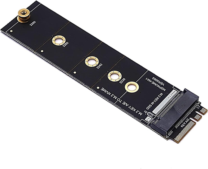 Wireless for M.2 A/E for Key Slot to for M.2 for M for Key WiFi Bluetooth-Compatible Adapter for NVMe PCI for Express Ssd Card M2 Key A-E to M2 NVME Adapter Converter, Network Cards