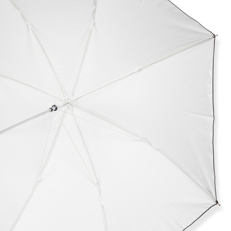 UNPLUGGED STUDIO 43" White Reflective Umbrella with Fiberglass Ribs for Studio Flash and Speedlite Lighting - UN-029 43inch