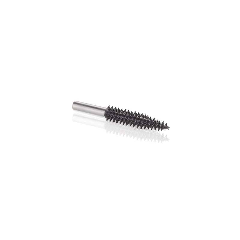 Kutzall Extreme Taper Rotary Burr, 1⁄4" Shaft, Very Coarse - Wood Carving Bit for Bosch, DeWalt, Milwaukee. Abrasive Tungsten Carbide, 1⁄4" (6.3mm) Dia. X 1-1⁄2" (38.1mm) Length, TX-14C Extreme - Very Coarse Head Diameter: 1⁄4", Head Length: 1-1⁄2"