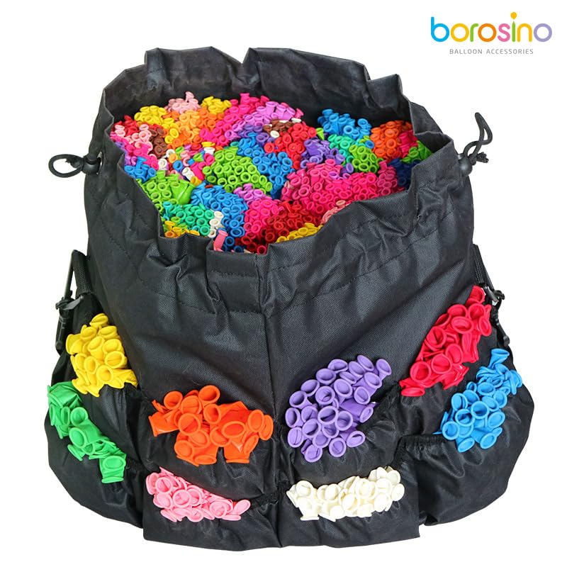 Multifunctional Balloon Organizer Bag - Wide Mouth Tool Storage Bag for Clown/Entertainer/Balloon Twiste