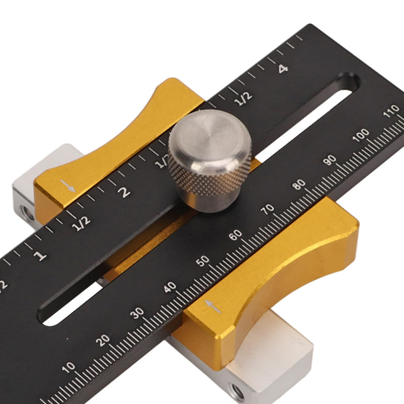 Table saw dial indicator, table saw measuring device for aligning and calibrating workshop machines