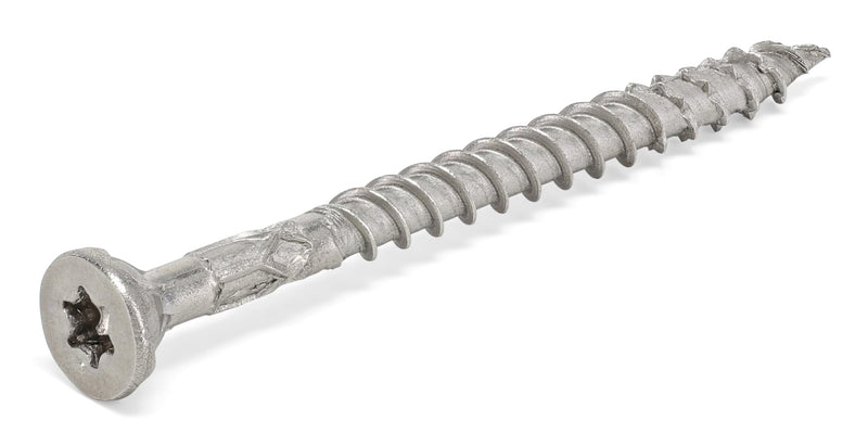 Power Pro Premium Exterior Wood Screws, #10 x 3 Inch All-Purpose Deck Screws for Outdoor Projects, T-25 Star Bit Included, Silver, 66 Pieces | 48623V4 #10 x 3"