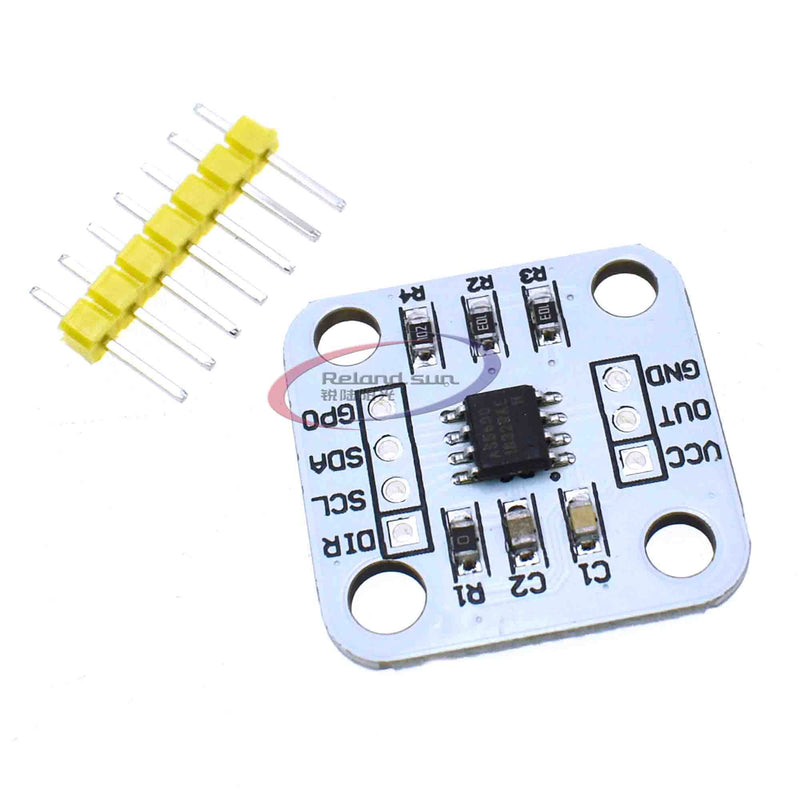 AS5600 Magnetic Encoder Magnetic Induction Angle Measurement Sensor Module 12 Bit Pack of 10