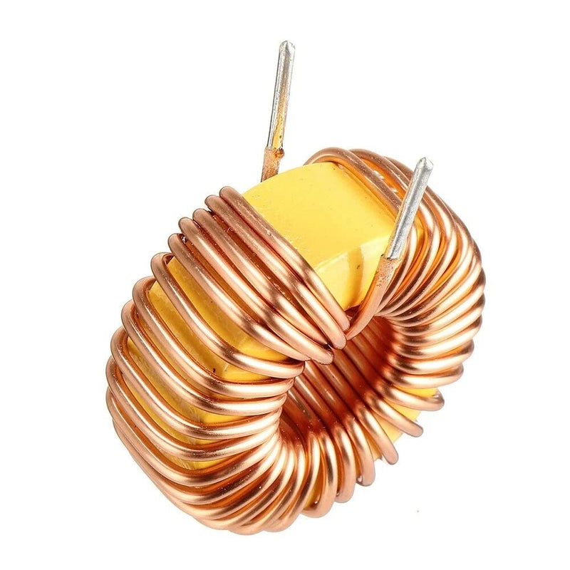 DollaTek 4 x Vertical Toroid Magnetic Inductors Monolayer Wire Wind Wound 22uH 15A Inductance Coil