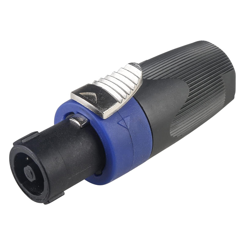 Speaker Plug Speakon Connector, Speaker Jacks and Connectors Nl4fx Speakon Cables, Nl4fc Male Female Converter Nl2fx Plug Speakers Powercon Twist Lock(4 set male and female) 4 Set