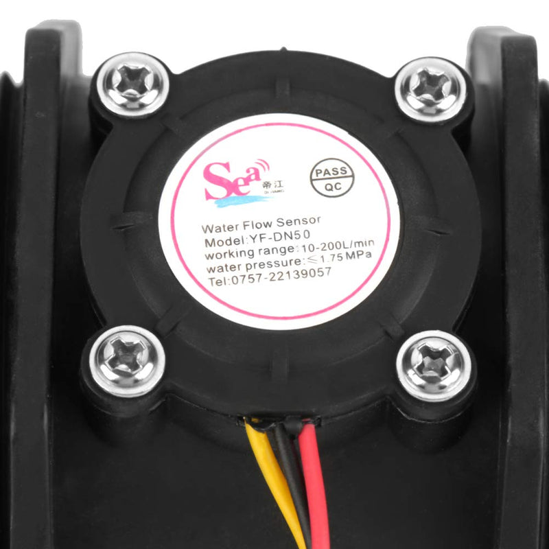 DN50 G2" Turbine Flow Meter Water Flow Hall Sensor Switch Meter Sensor for Water Control for Water Heater Flow Meter Counter 10-200L/min