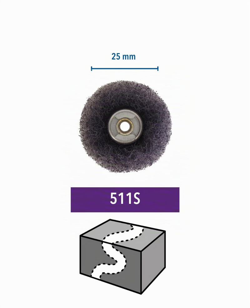 Dremel SpeedClic Buffs Medium and Coarse 1 - Pack Coarse Medium Standard (2x)