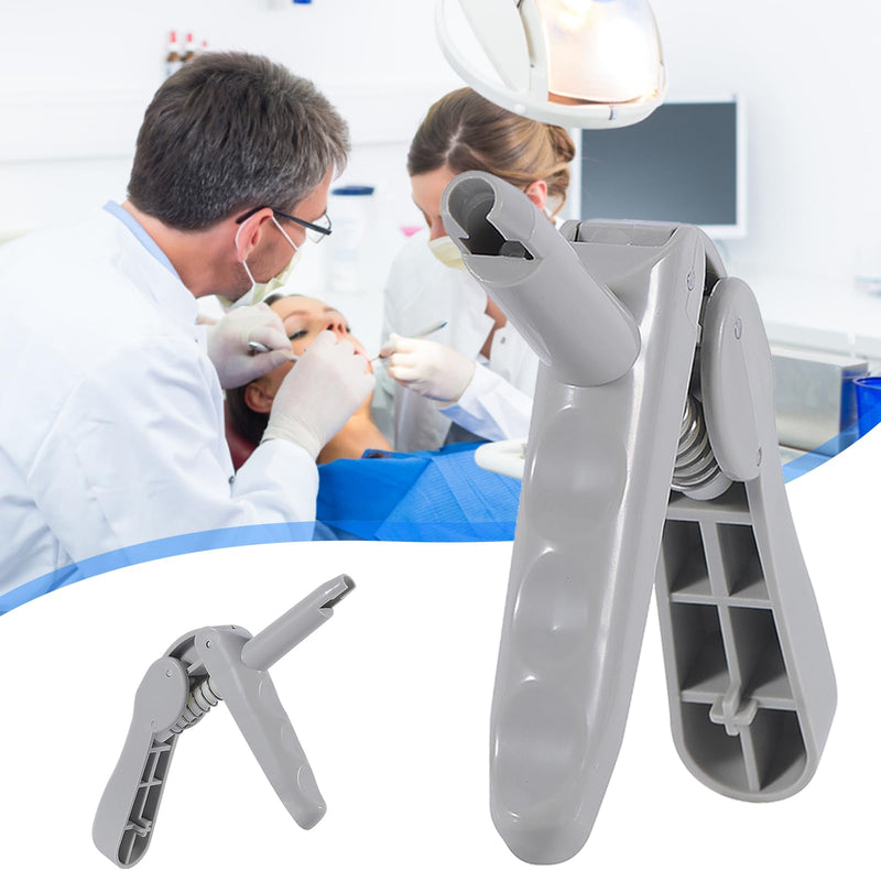 Resin Dental Composite Gun, 1/5 Piece Impression Injection Gun, Composite Material Dosing Injection Gun, Dental Dispenser Applicator, Compatible with Most Single Dose Tips (5) 5