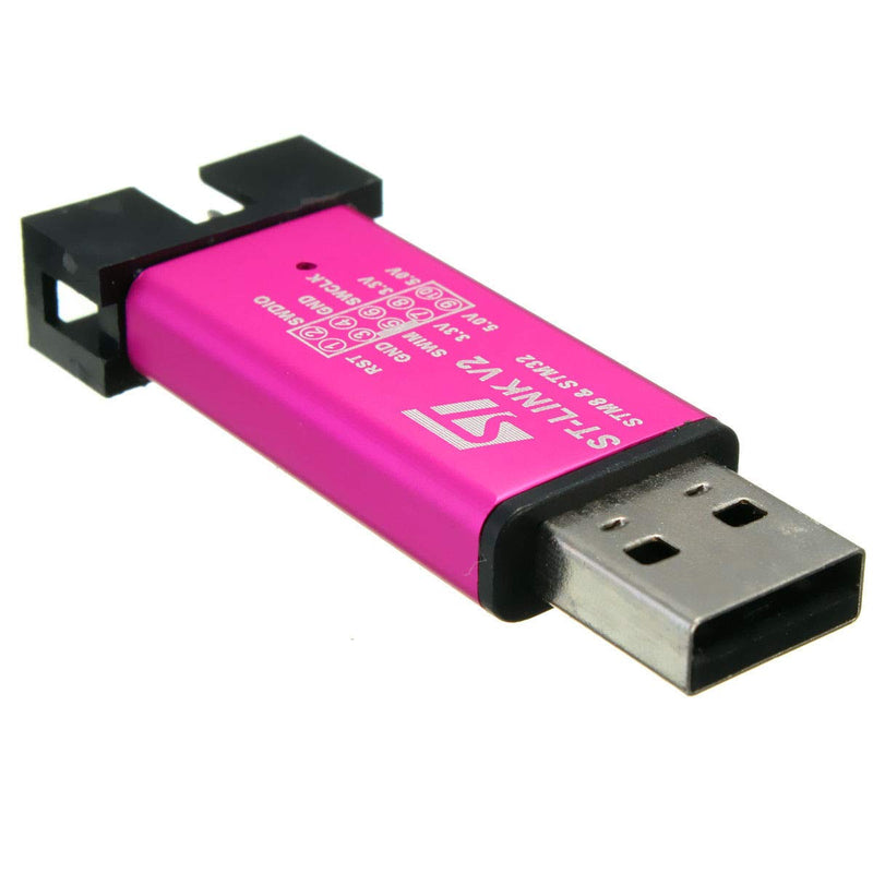 Hailege STM32F103C8T6 STM8 STM32 ST-Link V2 Emulator Downloader Programmer with Dupont Wires