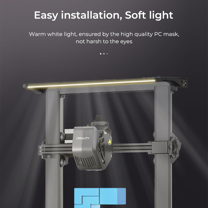 Creality Ender 3 V3 SE LED Light Bar Kit, Bright 3D Printer LED Light Bar Kit, Energy and Power Saving 24V 5W LED for Ender 3 V3 SE/KE