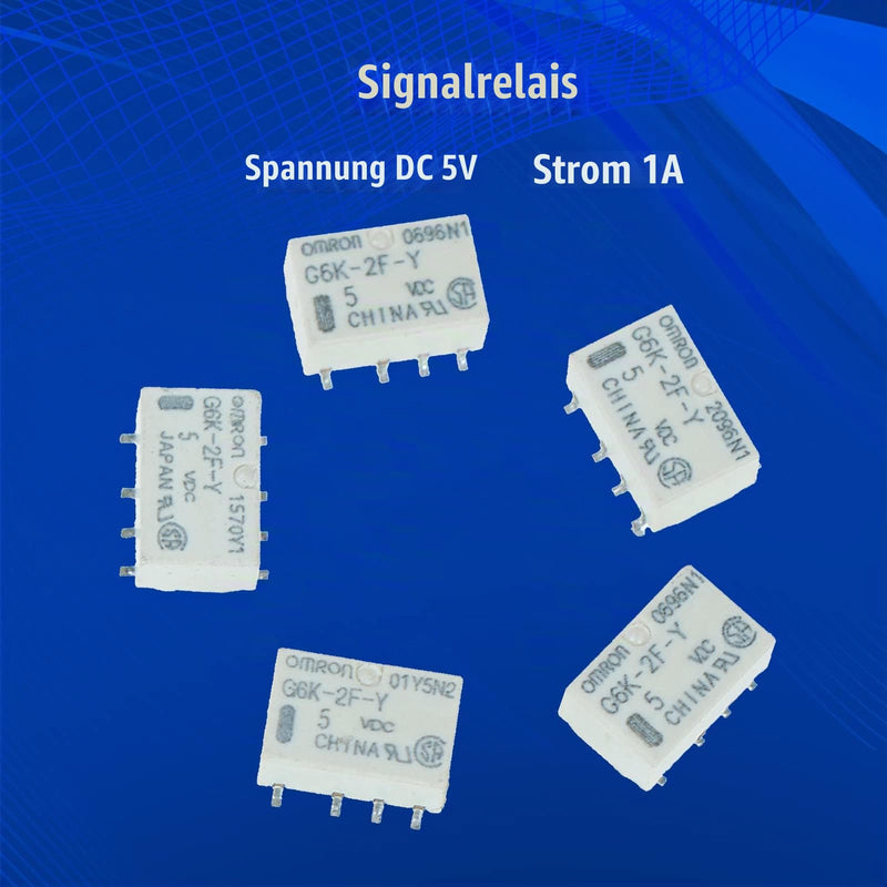 Relay Module DC 5V, 5 Pieces 1A Signal Relay Mini Power Relay 1 Channel Relay Module for Electronic Components for Omron Relay