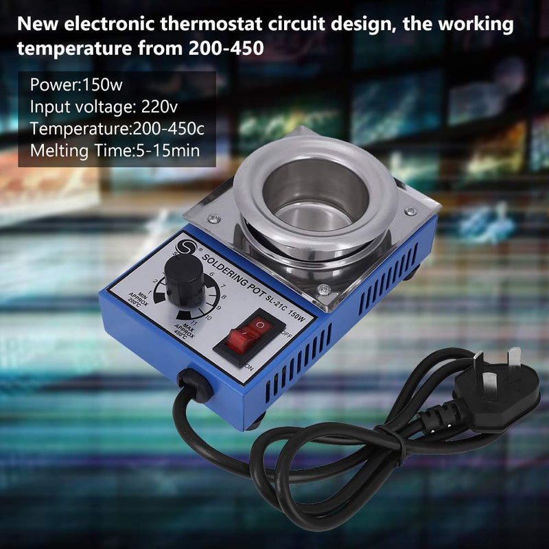 Soldering oven, soldering pot, soldering, desoldering bath, small volume for industrial technology