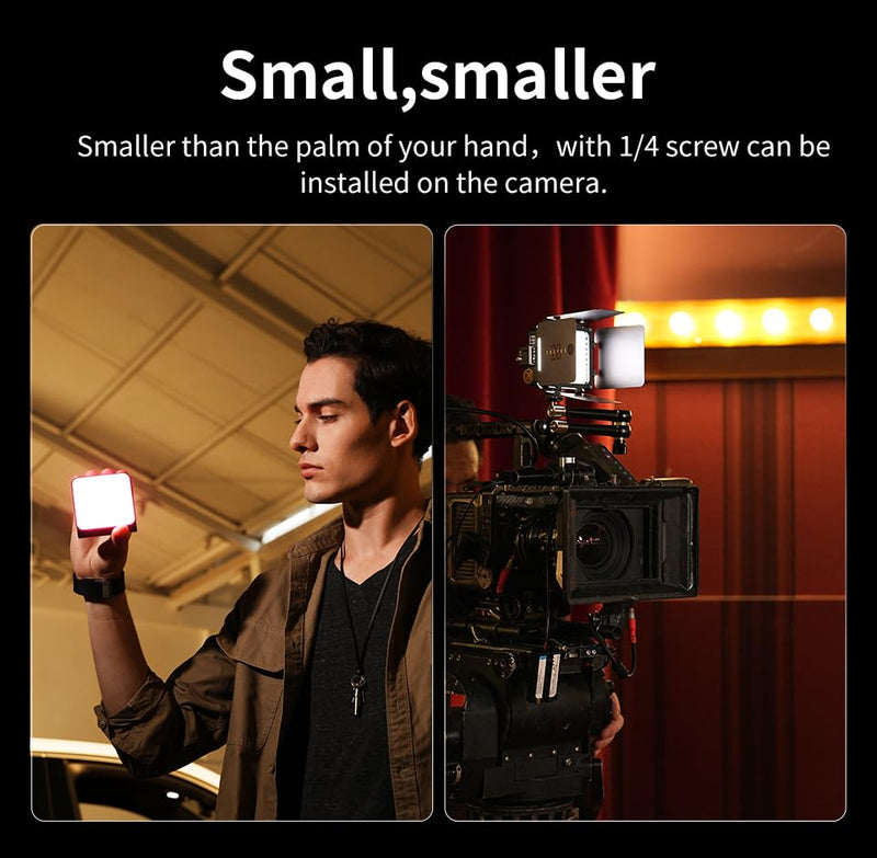 ZHIYUN FIVERAY M20 Bicolor Video Light, [Official] 20W Portable Camera Light, TLCI 97+, Temperature 2700K-6500K with 9 Light Effects, Support Magnetic Attraction and USB-C PD Bicolor Standard