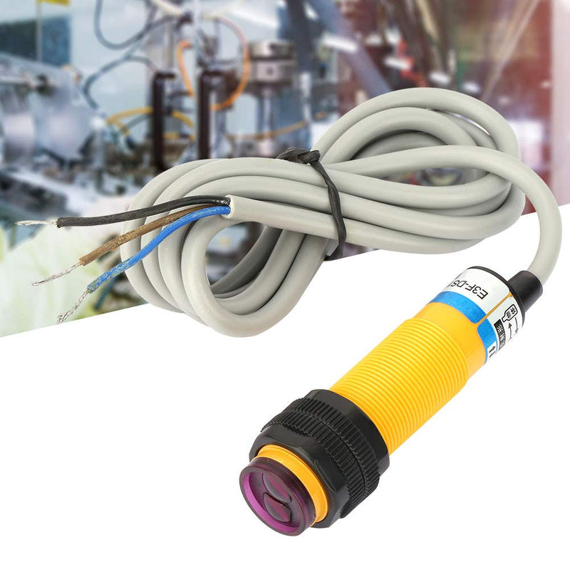 E3F-DS10P1 Infrared light barrier 10 cm inductive distance proximity sensor M18 infrared beam reflection light barrier sensor 3-wire PNP closer DC 6-36V
