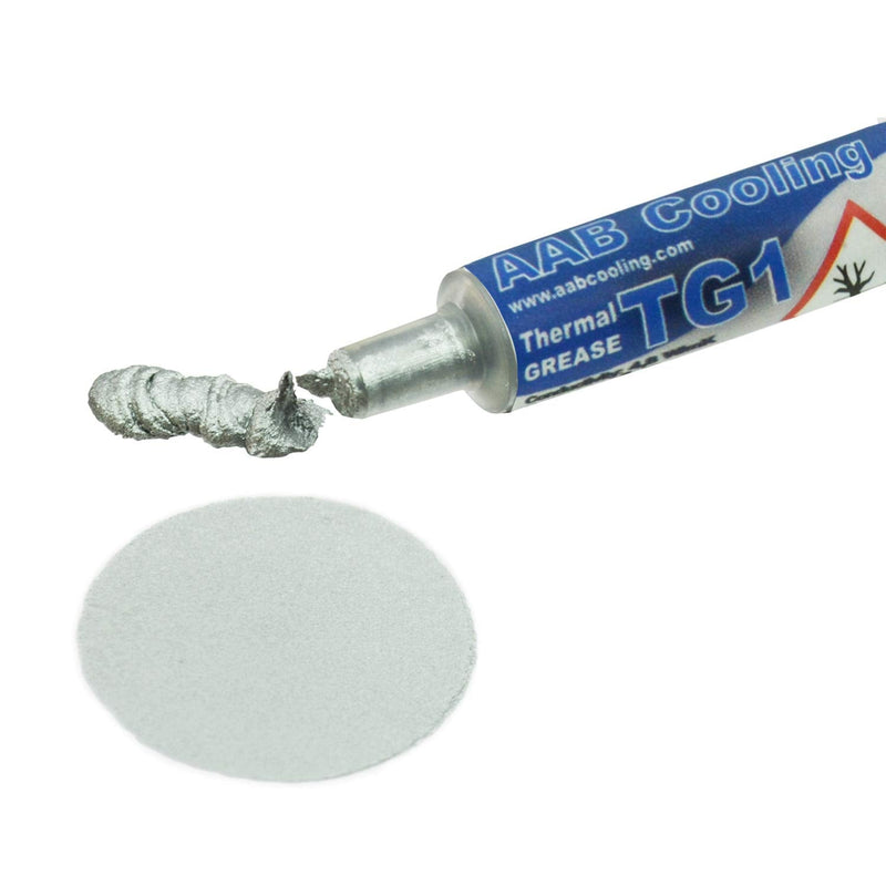 AABCOOLING Thermal Grease 1-0.5g - 4.8W/mK, thermal paste silver for CPU PC cooler fan processor, laptop cooler, water cooling, paste