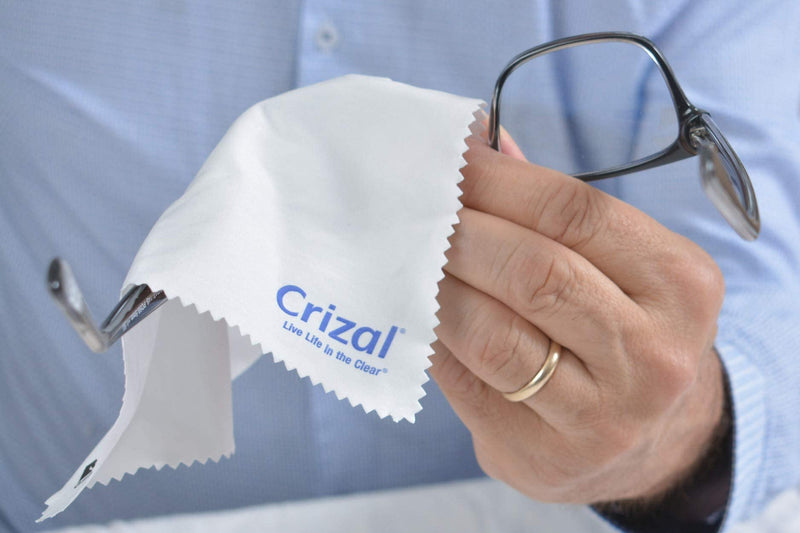 Crizal Microfiber Cleaning Cloth for Glasses, 12 Pack | The Best Microfiber Cleaning Clothes Anti Reflective Coated Lenses and Eyeglasses Lenses
