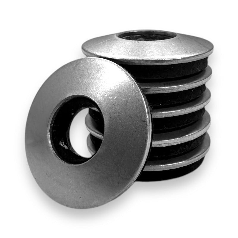BCP Fasteners 500 Qty 1/4" Stainless Steel EPDM Bonded Sealing Rubber Washers #14 (BCP742)