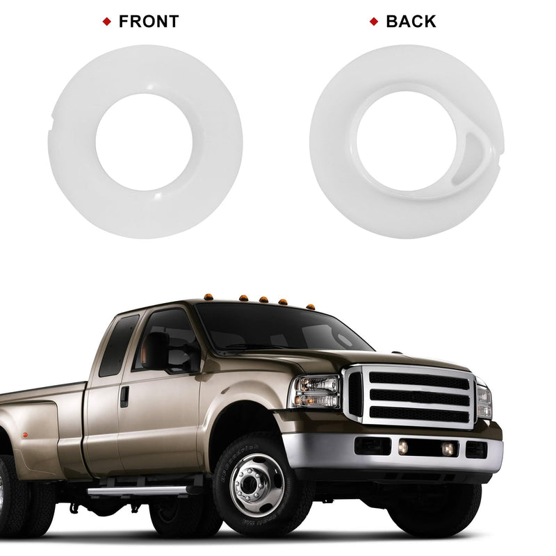 2 PCS New Front Suspension Coil Spring Lower Insulators Replacement for Ford F150 F250 F350 Super Duty Lower Spring Insulator Upper Bracket Insulator RWD Model Only Replace E8TZ-5414-B