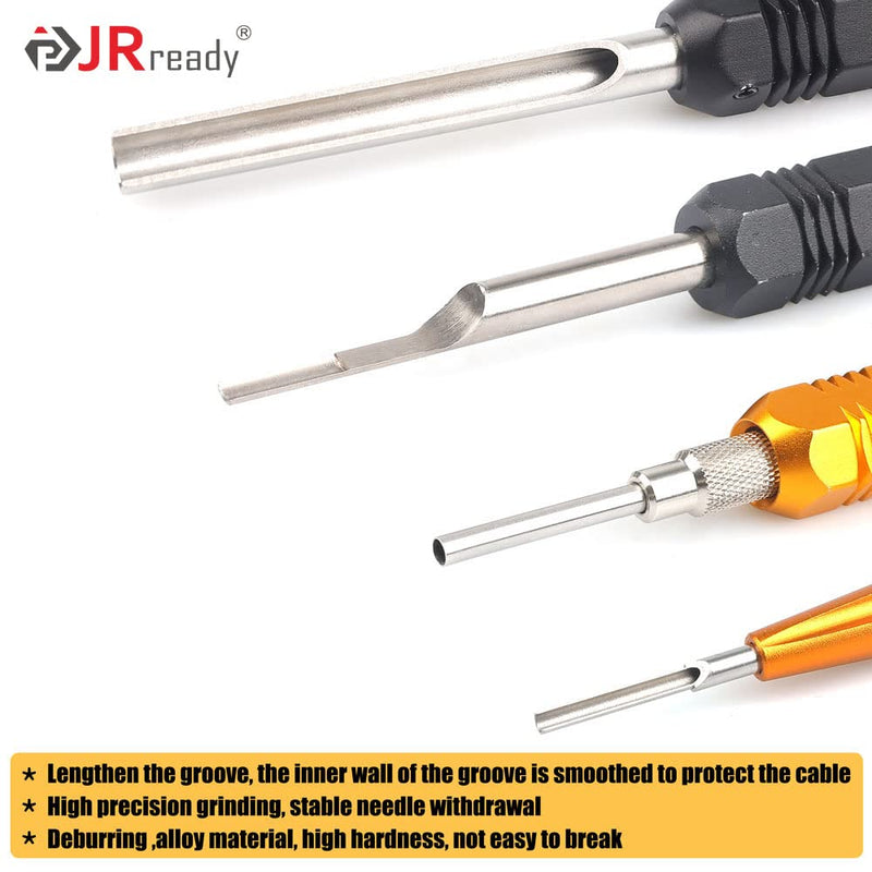 JRready ST5227 Extractor Tools KIT Solid Contact Extraction Tools Removal TE/AMP/HARTING D SUB series HAN series Heavy Duty Connector Terminals 1.Harting series Tube removal tool KIT