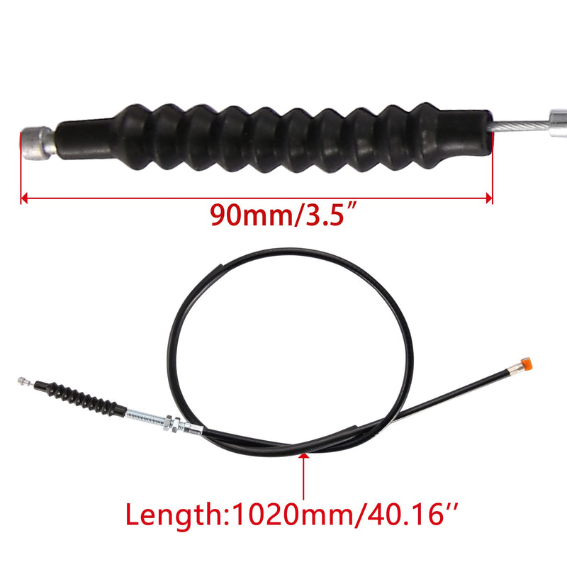 WOOSTAR 40.16" Clutch Cable with Adjuster Replacement for 125cc 150cc 200cc 250cc Dirt Pit Bike ATV 4 Wheeler Quad Dune Buggy Go Kart 1020mm/40.16"