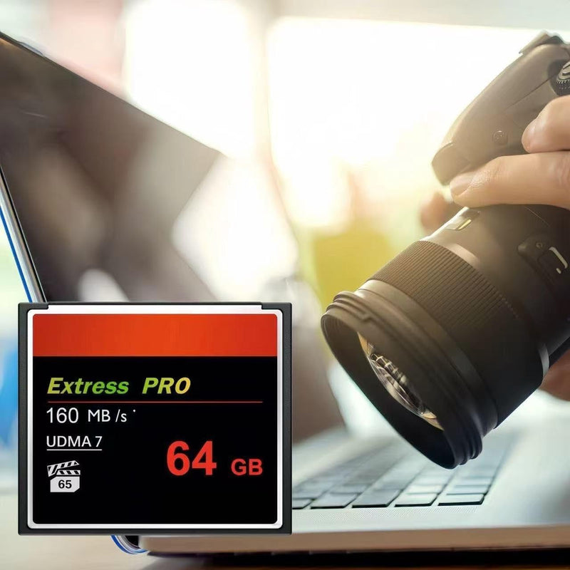 64GB UDMA Speed Up to 160MB/s Camera CF Card.for Professional Photographer Enthusiast