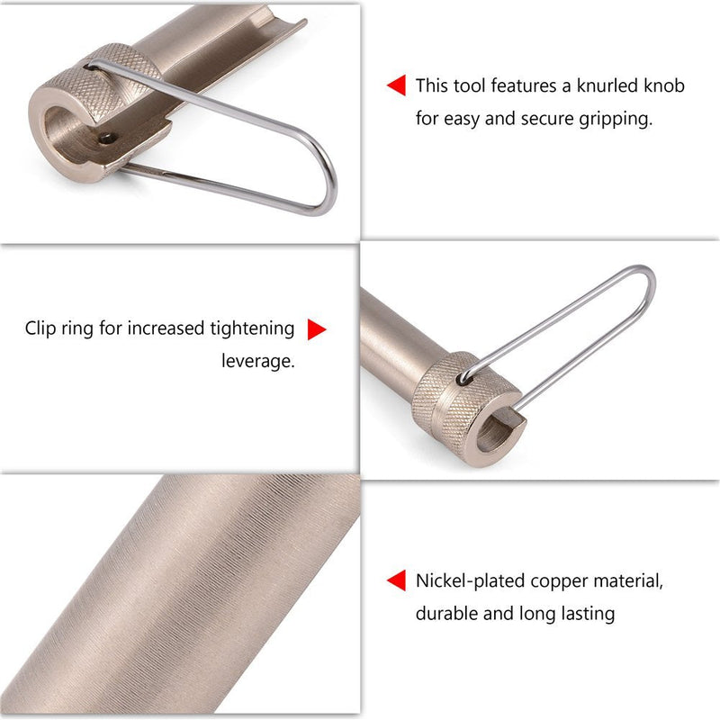 58mm CATV Security F Connector Remove Tool Removal Wrench Tool Gripping Tool for Installing or Removing RG6 RG59 RG11 F Connector