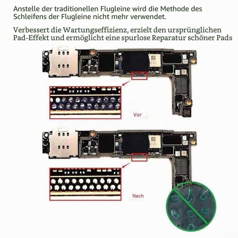Rework Soldering Pad, Solder Piece, Rework Pad, Welding Rework Pad, Welding Point Repair Tool for Phones, IC Pad for BGA Board